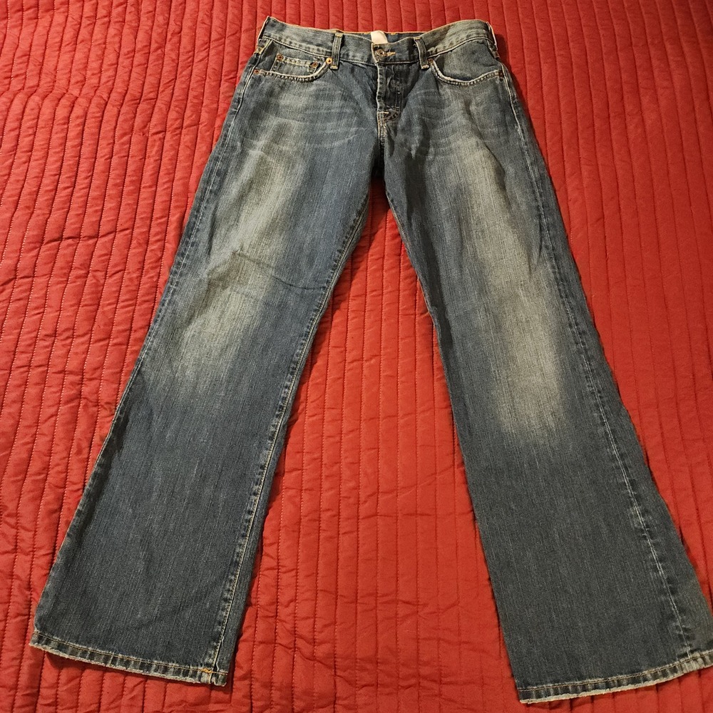 Lucky Brand Easy Rider Jeans Womens 6/28 Made USA Bootcut Y2K Gene Montesano - Picture 3 of 11